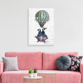 Toile Pingouins volants (Insitu(Salon))