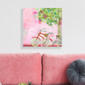 Toile Pink Bicycles (Insitu(Salon))