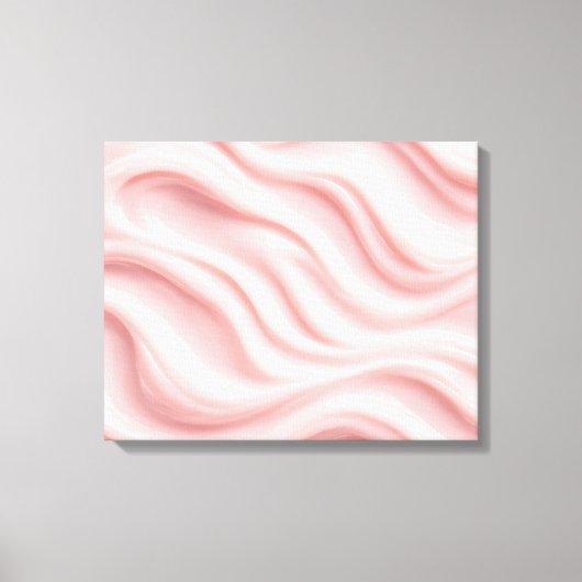 Toile Pink Cream Abstract Design (Recto)