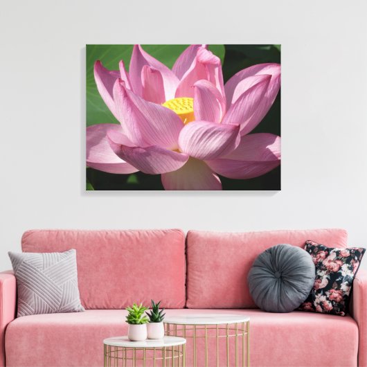 Toile Pink Lotus Flower IV (Insitu(Salon))