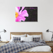 Toile PINK PEONY Bat mitzvah Carte d'accès (Insitu(Chambre))