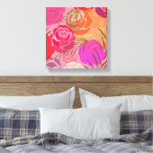 Toile Pink plants (Insitu(Chambre))