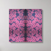 Toile Pink Poppies Stretched Canvas Print (Recto)