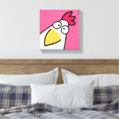 Toile Pink SERIOUS CHICKEN par Sandra Boynton (Insitu(Chambre))