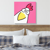 Toile Pink SERIOUS CHICKEN par Sandra Boynton (Insitu(Chambre))