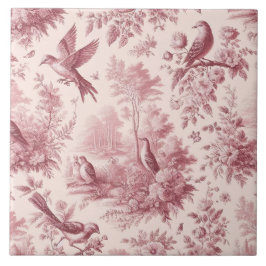 Toile Pink  Tegeltje
