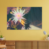 Toile Pink Water Lily in the Pond (Insitu(Salon))