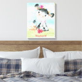 Toile Pink Watercolor (Insitu(Chambre))