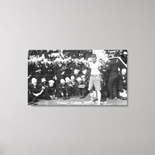 Toile Pinkey Cosbey Se préparer pour un match de boxe