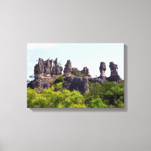 Toile Pinnacles de Shilin Forêt de pierre - Yunnan,Chine