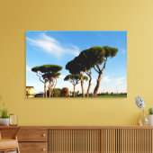 Toile Pins "dansants", Art numérique, peinture. (Insitu(Salon))