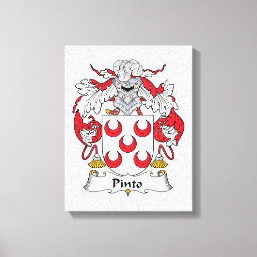 Toile Pinto Family Crest (Recto)