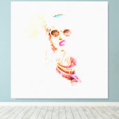 Toile Pinup Girl (Insitu (Plancher de Bois))