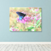 Toile Pipevine Swallowtail sur Buddleia (Insitu (Plancher de Bois))