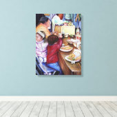 Toile Pique-nique agréable, Mexique (Insitu (Plancher de Bois))