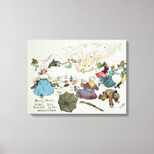 Toile Pique-nique de Boer sur la colline moyenne