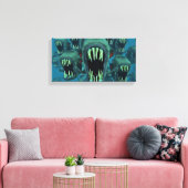Toile Piranhas-| Zazzle_Growshop. (Insitu(Salon))
