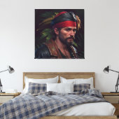 Toile Pirate Man Red Band Tropical (Insitu(Chambre))