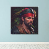 Toile Pirate Man Red Band Tropical (Insitu (Plancher de Bois))