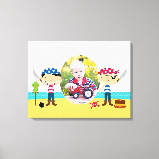 Toile Pirates Photo Cute Boy [24x18 Pouces] Canvas Impri (Recto)