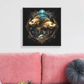 Toile Pisces Zodiac Art Canvas (Insitu(Salon))