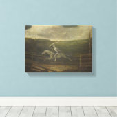 Toile Piste De Course Ou Décès Sur Un Cheval Pâle (Insitu (Plancher de Bois))