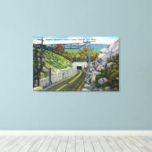 Toile Piste Mohawk Vue de l'entrée W. à Hoosac (Insitu (Plancher de Bois))