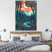 Toile Piste Moonlight Rosewood (Insitu(Chambre))