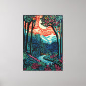 Toile Piste Moonlight Rosewood (Recto)