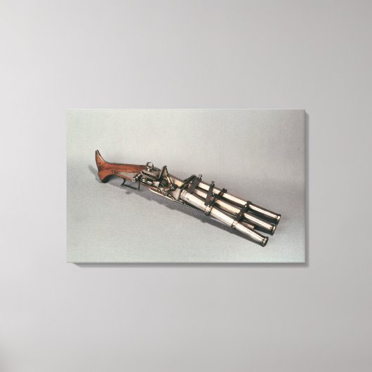 Toile Pistol à trois barils (Recto)