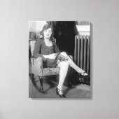 Toile Pistol caché dans Garter, 1922 (Recto)