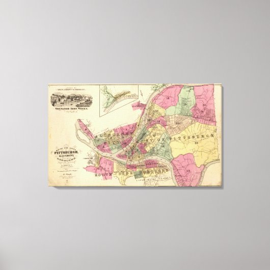 Toile Pittsburgh, Allegheny (Recto)