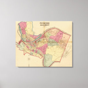 Toile Pittsburgh et Allegheny