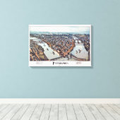 Toile Pittsburgh Pennsylvanie 1902 (Insitu (Plancher de Bois))