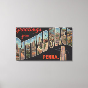 Toile Pittsburgh, Pennsylvanie - grandes scènes de
