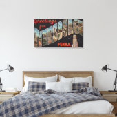 Toile Pittsburgh, Pennsylvanie - Scènes à grandes lettre (Insitu(Chambre))