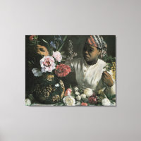 Pivoines de femme africaine par Frédéric Bazille,