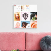 Toile PixDezines 9-Photo Sur Toile, Modèle De Cadre Blan (Insitu(Salon))
