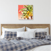 Toile PixDezines Date Palms/Sunset Sky (Insitu(Chambre))