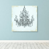 Toile PixDezines do-it-yourself lustre Arrière - plan/no (Insitu (Plancher de Bois))