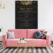 Toile PixDezines programme de mariage d'un lustre en fau (Insitu(Salon))