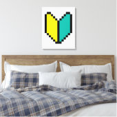 Toile Pixel 8 bits Wakaba / Mark Shoshinsha (Insitu(Chambre))