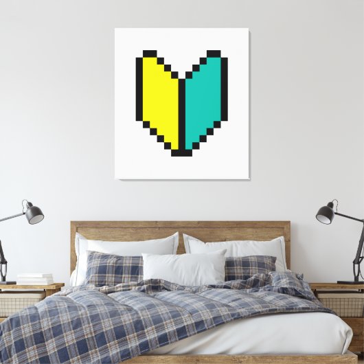 Toile Pixel 8 bits Wakaba / Mark Shoshinsha (Insitu(Chambre))