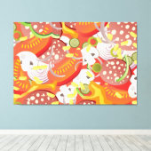 Toile Pizza (Insitu (Plancher de Bois))