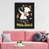 Toile Pizza Chef Cadeau Italien Pizza Lover Hommes Pizza (Insitu(Salon))