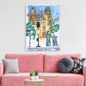 Toile Place Alphonse Deville | Paris, France (Insitu(Salon))