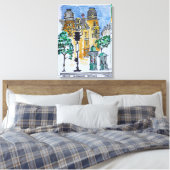 Toile Place Alphonse Deville | Paris, France (Insitu(Chambre))