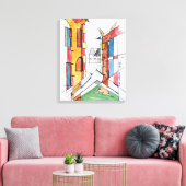 Toile Place Dauphine | Île de la Cité, Paris (Insitu(Salon))