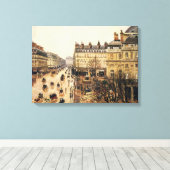 Toile Place du Théâtre Français, Paris Pluie par Pissarr (Insitu (Plancher de Bois))