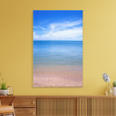 Toile Plage à marée basse (Insitu(Salon))
